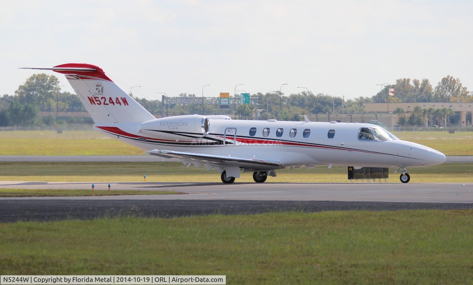 N5244W, 2014 Cessna 525C CitationJet CJ4 C/N 525C-0169, Citation CJ4