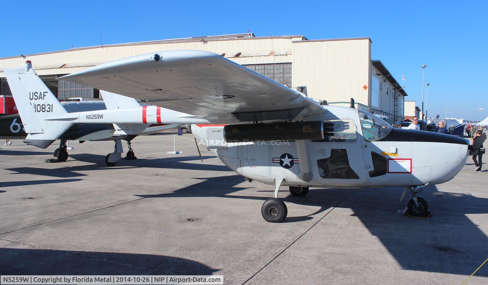 N5259W, 1968 Cessna M337B (O-2A) Super Skymaster C/N 337M-0196 (68-10831), Cessna O-2