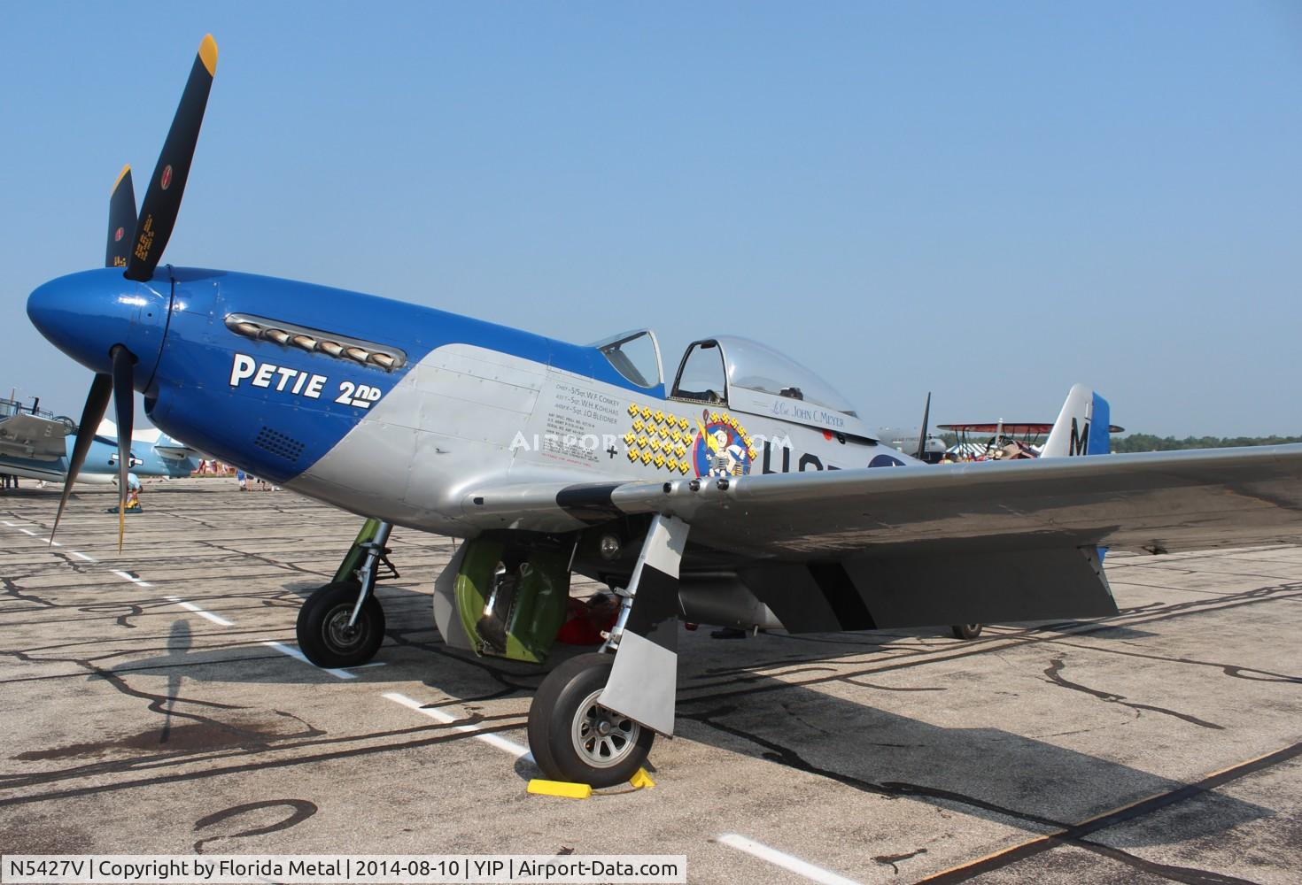 N5427V, 1944 North American F-51D Mustang C/N 44-72942, Petie 2nd