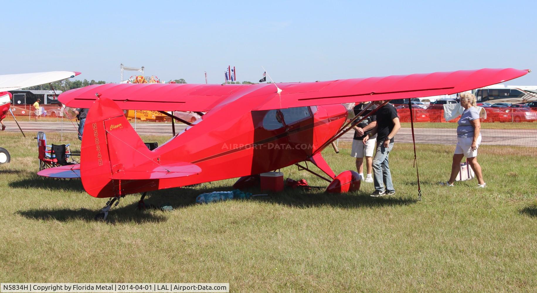 N5834H, 1949 Piper PA-16 Clipper C/N 16-453, PA-16 Clipper
