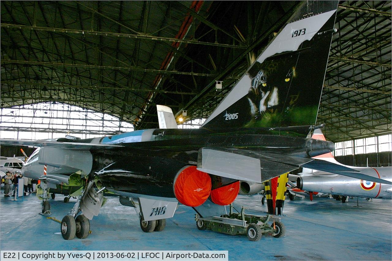 E22, Sepecat Jaguar E C/N E22, Sepecat Jaguar EFouga CM-170R Magister, preserved at Canopée Museum, Châteaudun Air Base (LFOC)