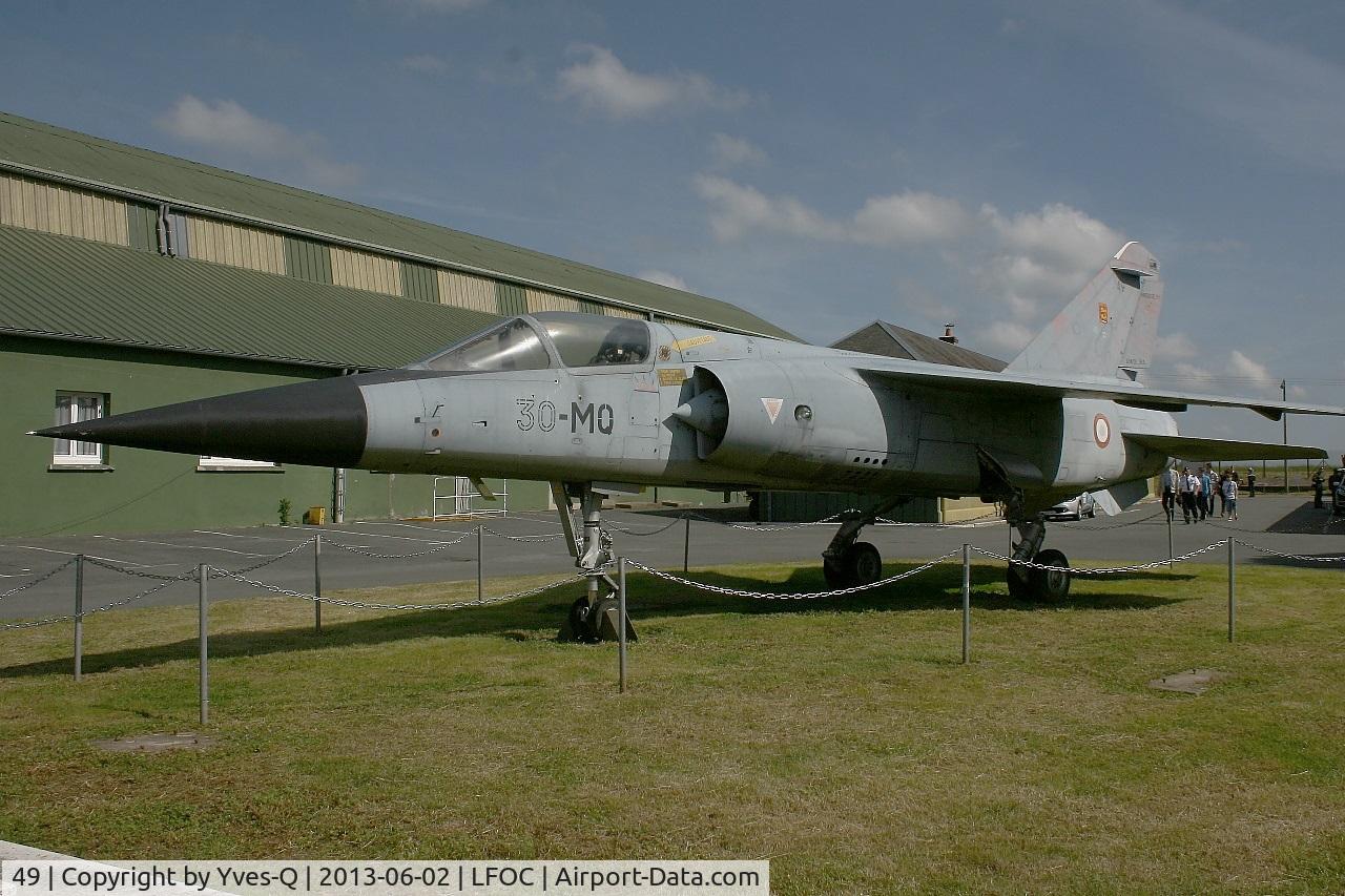 49, Dassault Mirage F.1C C/N 49, Dassault Mirage F1C, preserved at Canopée Museum, Châteaudun Air Base (LFOC)