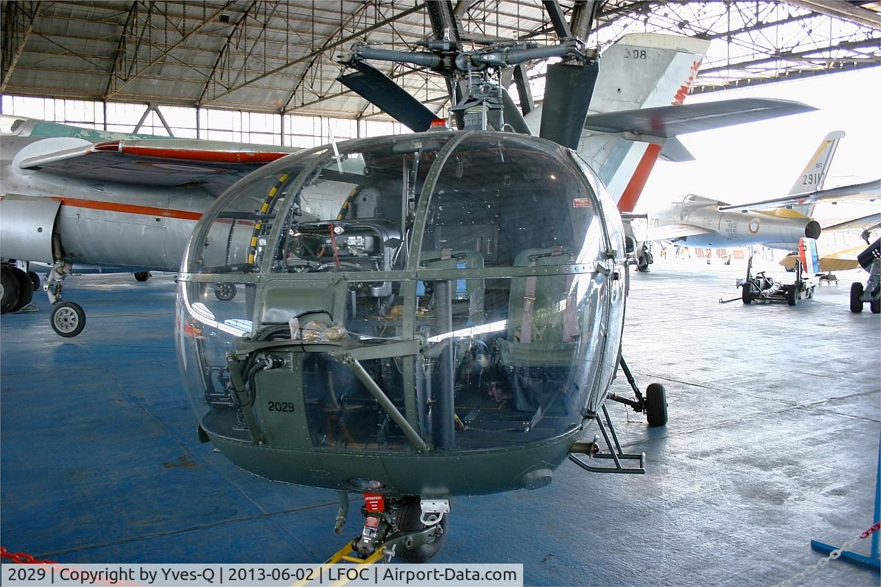 2029, Sud Aviation SA-319B Alouette III C/N 2029, Sud Aviation SA-319B Alouette III, preserved at Canopée Museum, Châteaudun Air Base (LFOC)