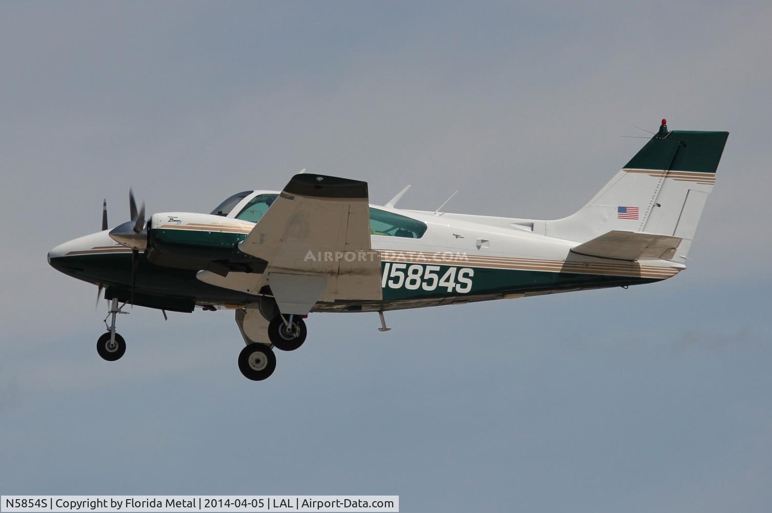 N5854S, 1965 Beech 95-B55 (T42A) Baron C/N TC-846, Beech 55