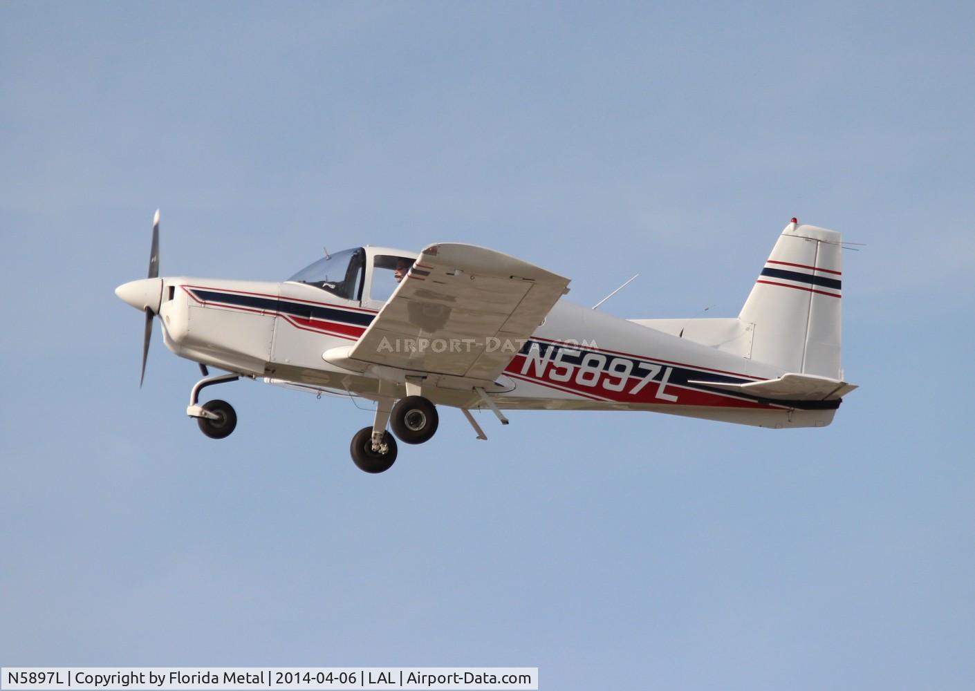 N5897L, 1972 American AA-5 C/N AA5-0097, Grumman AA-5