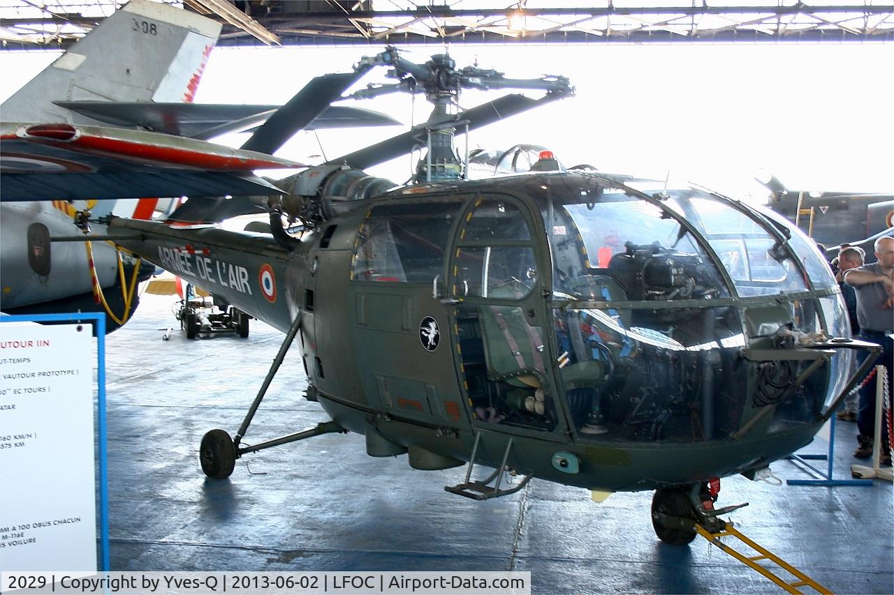 2029, Sud Aviation SA-319B Alouette III C/N 2029, Sud Aviation SA-319B Alouette III, preserved at Canopée Museum, Châteaudun Air Base (LFOC)