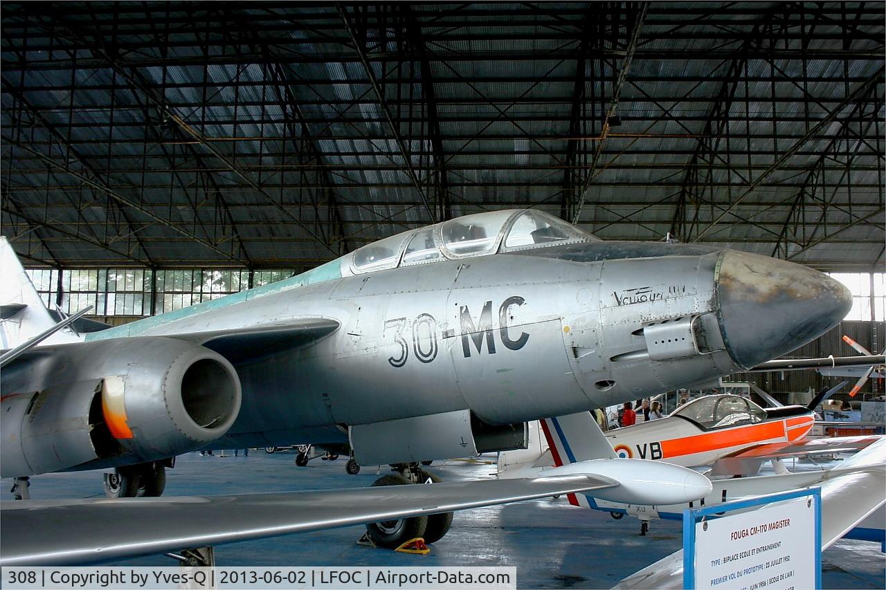 308, 1957 Sud Aviation SO.4050 Vautour IIN C/N 18, Sud Aviation SO.4050 Vautour IIN, preserved at Canopée Museum, Châteaudun Air Base (LFOC)