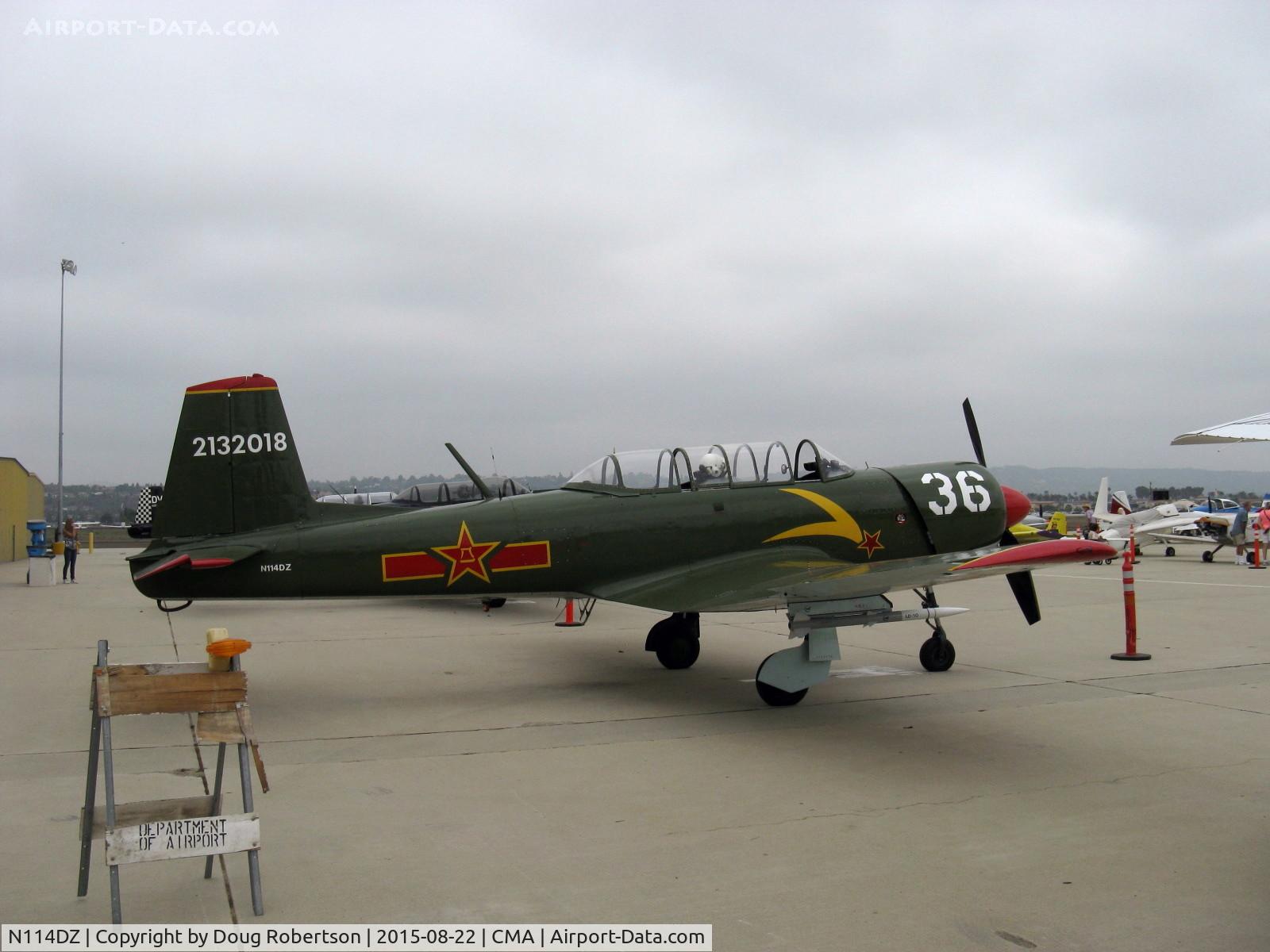 N114DZ, 1967 Nanchang CJ-6A C/N 2132018, 1967 Nanchang China CJ-6A, Vedeneev (Ivchenko) M-14P 360 Hp upgrade
