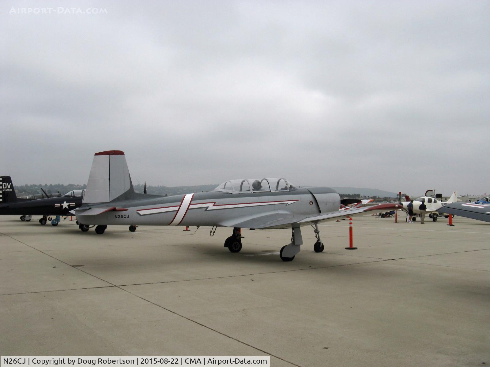N26CJ, 1977 Nanchang CJ-6A C/N 1832046, 1977 Nanchang China CJ-6A, Huosai 6J1A 285 Hp 9 cylinder radial, original equipment engine