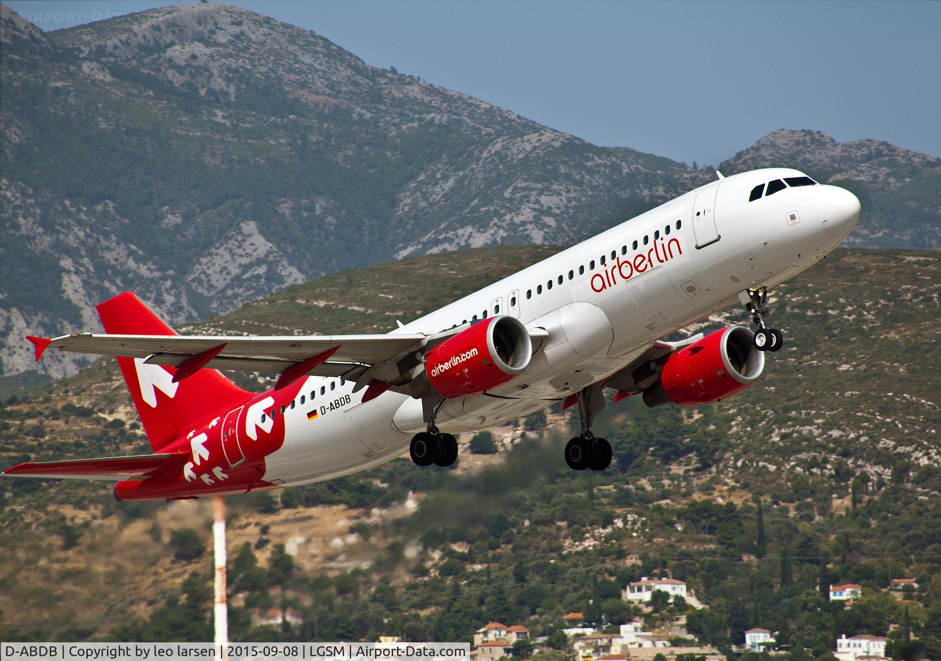 D-ABDB, 2005 Airbus A320-214 C/N 2619, Samos Greece 8.9.15