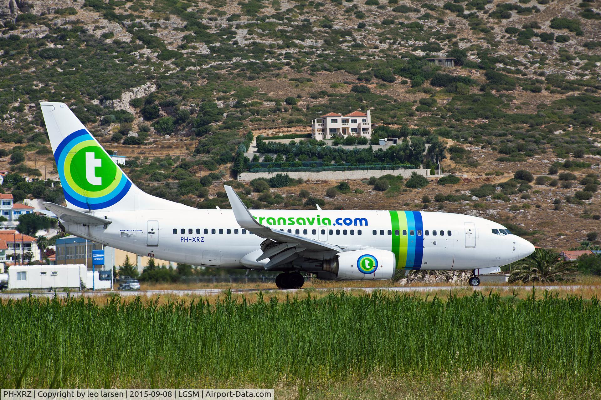 PH-XRZ, 2003 Boeing 737-7K2 C/N 33462, Samos Greece 8.9.15
