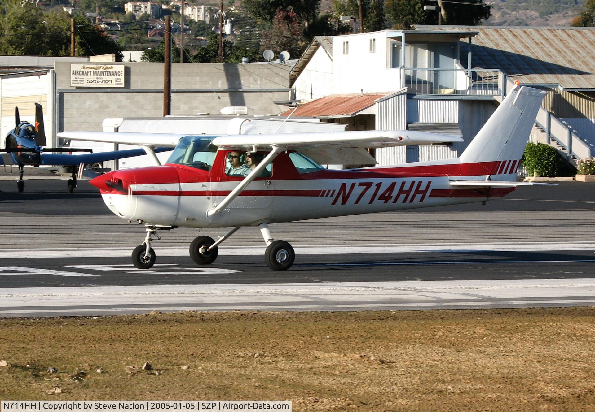 N714HH, 1977 Cessna 150M C/N 15079185, Locally-Based 1977 Cessna 150M @ Santa Paula Airport, CA
