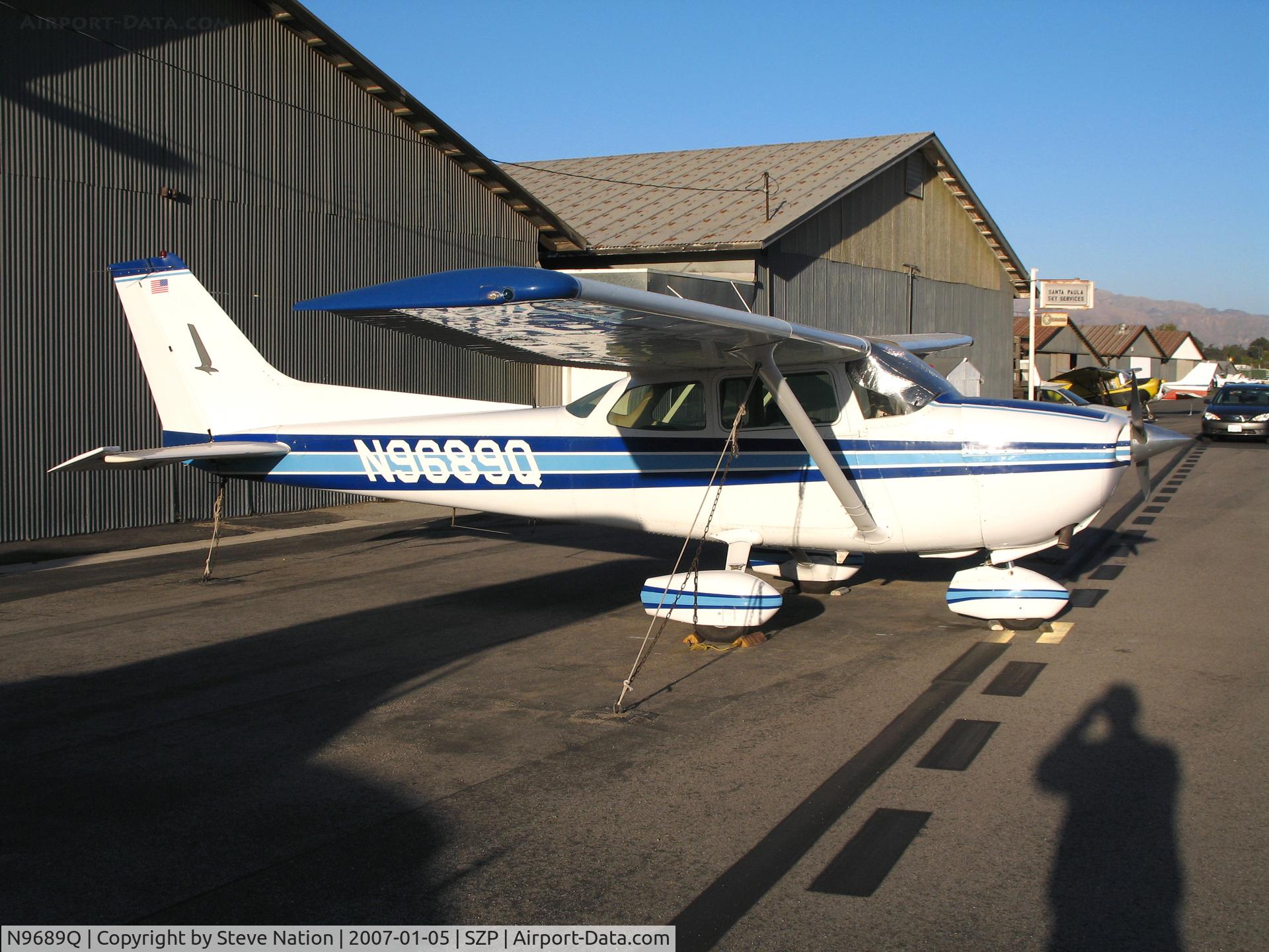 N9689Q, 1975 Cessna 172M C/N 17265773, Locally-Based 1975 Cessna 172M @ Santa Paula Airport, CA (since relocated to Los Angeles County)