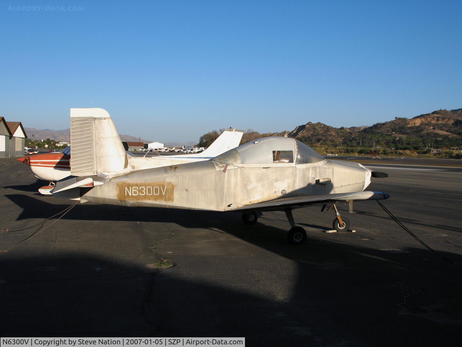 N6300V, 1964 Victa Airtourer 100 C/N 74, Locally-Based 1964 Victa Airtourer 100 from Australia sans paint @ Santa Paula Airport, CA