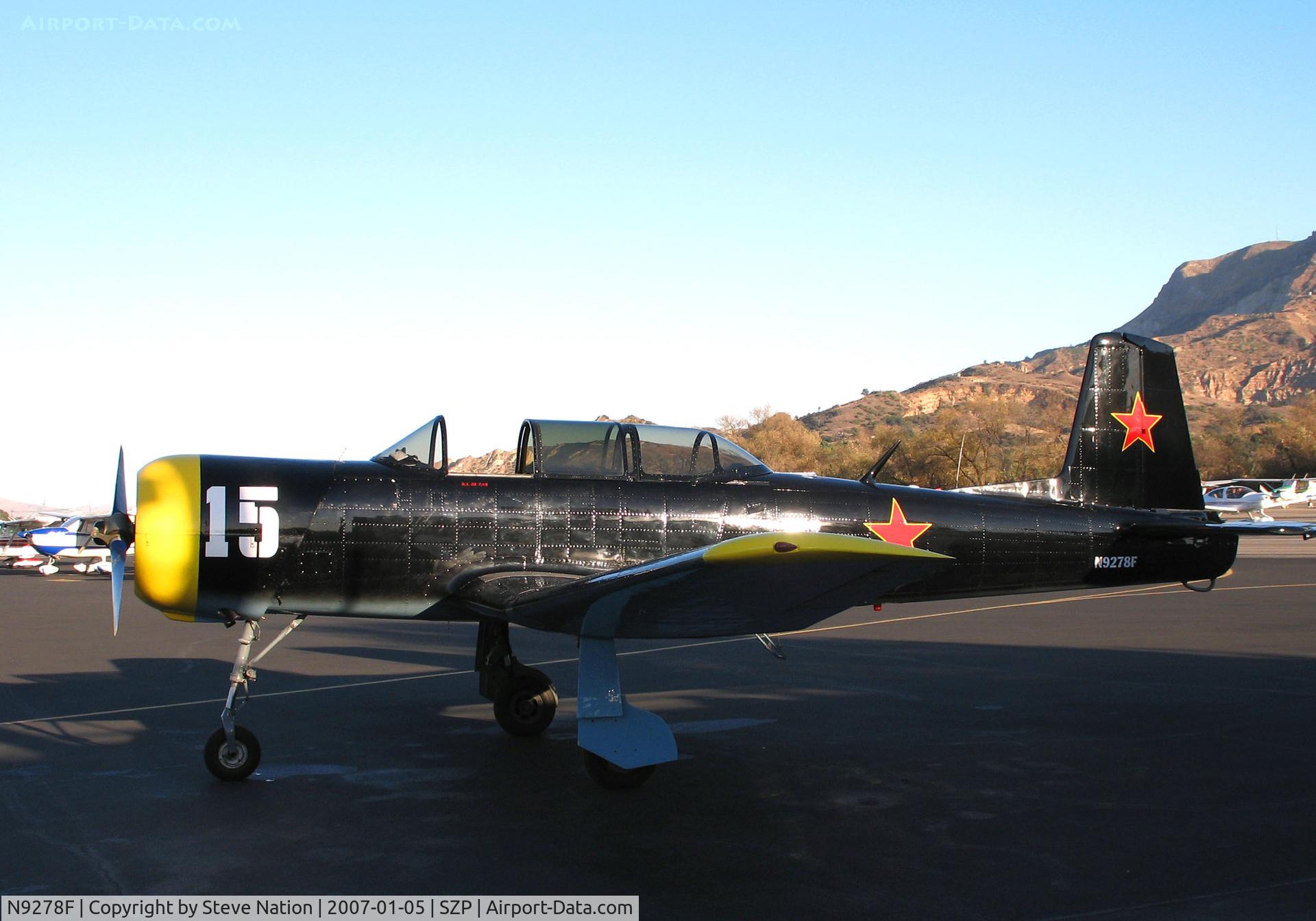 N9278F, 1964 Nanchang CJ-6A C/N 1032018, 1964 Nanchang CJ-6A  @ Santa Paula Airport, CA