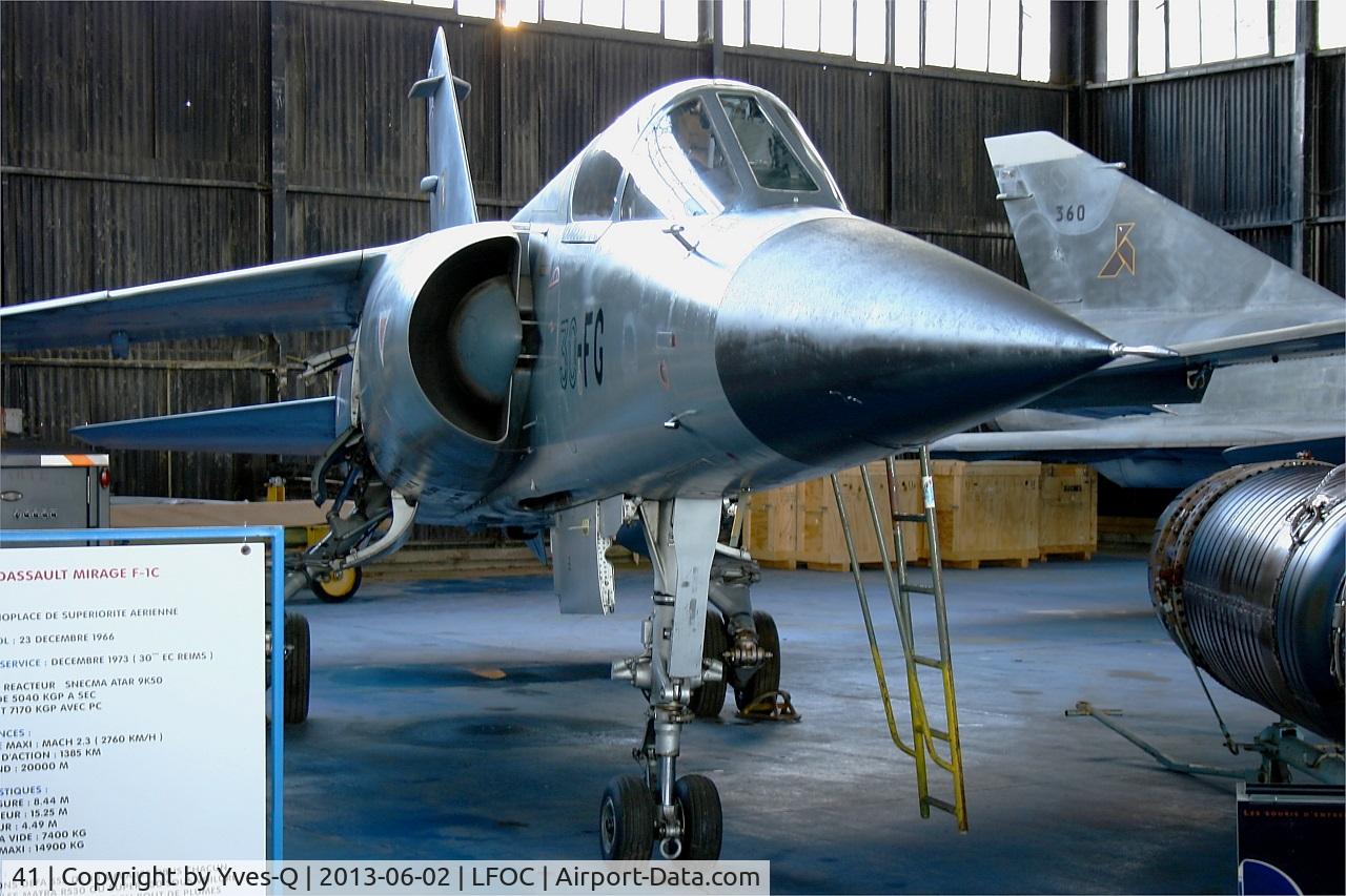 41, Dassault Mirage F.1C C/N 41, Dassault Mirage F1C, preserved at Canopée Museum, Châteaudun Air Base (LFOC)