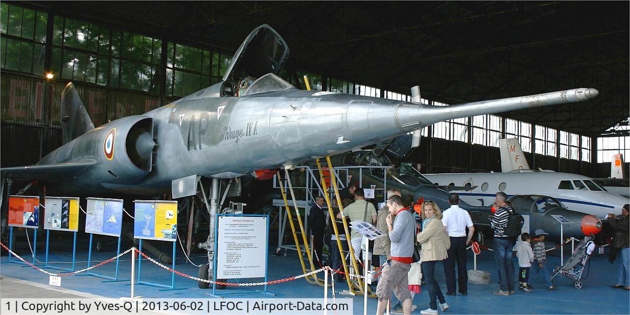 1, Dassault Mirage IVA C/N 1, Dassault Mirage IVA, preserved at Canopée Museum, Châteaudun Air Base (LFOC)