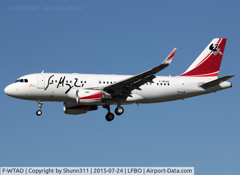 F-WTAD, 2013 Airbus A319-115 C/N 5792, C/n 5792 - To be B-54111