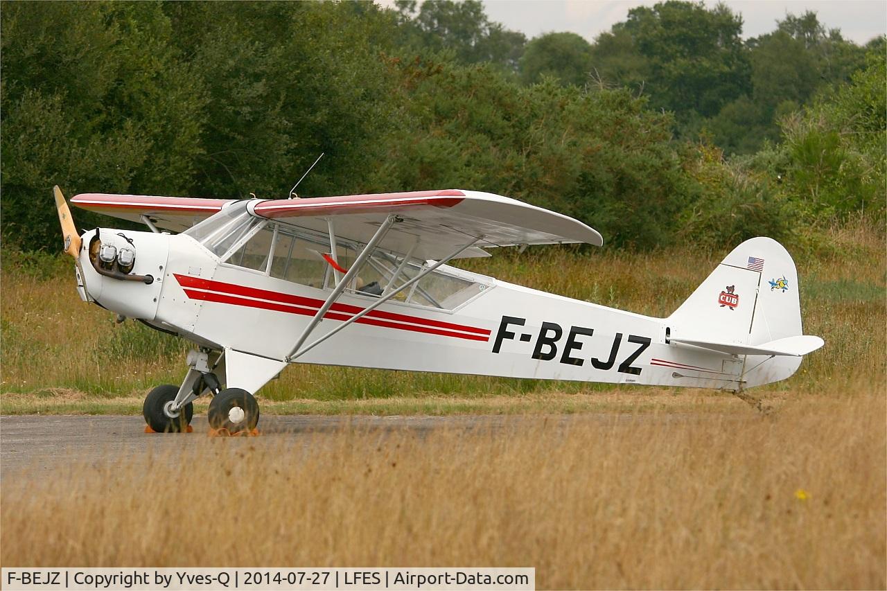 F-BEJZ, Piper J3C-65 Cub Cub C/N 11457, Piper J3C-65 Cub, Static display, Guiscriff airfield (LFES) open day 2014