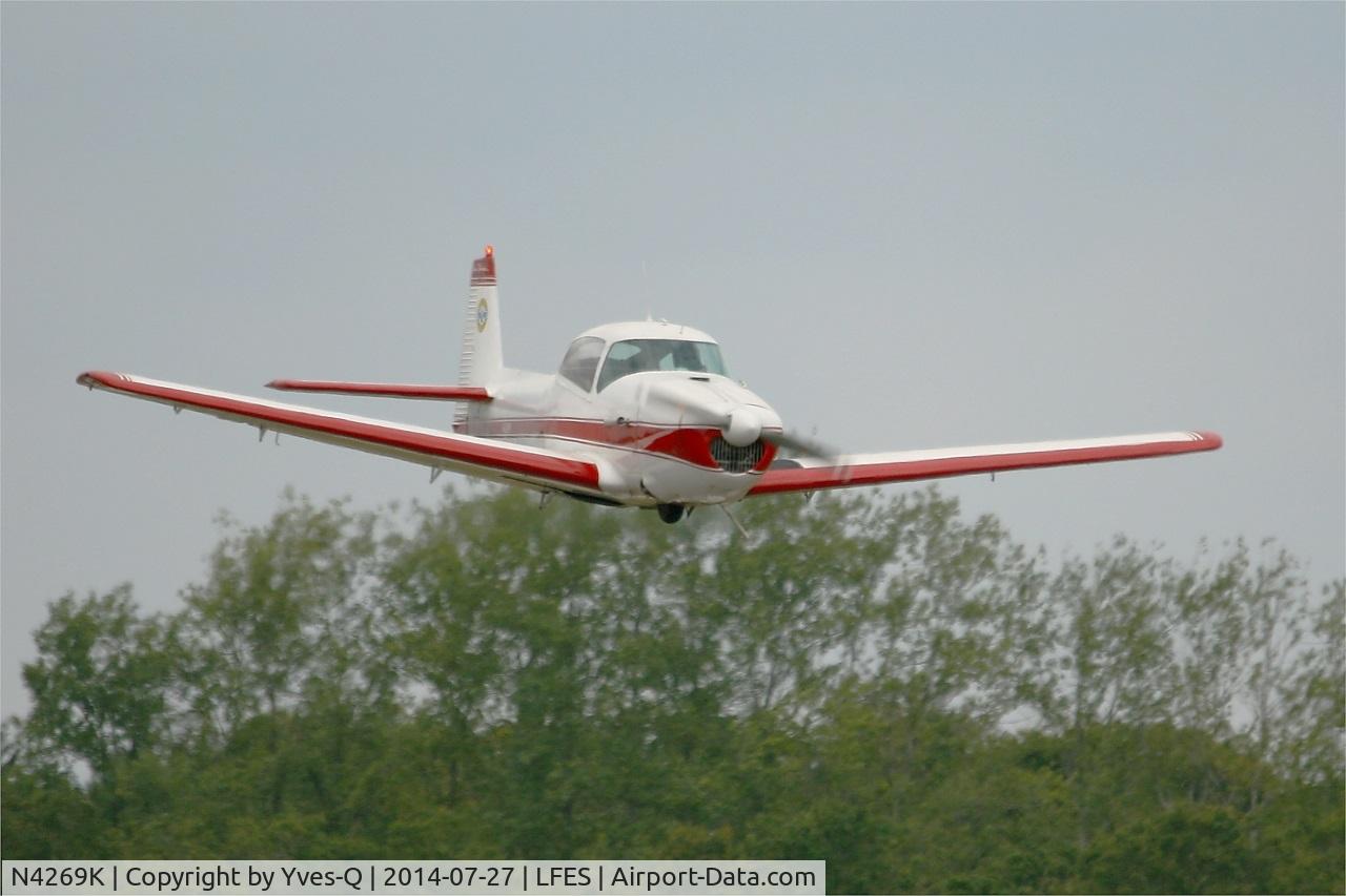 N4269K, 1948 Ryan Navion A C/N NAV-4-1269, Ryan Navion A, On display, Guiscriff airfield (LFES) open day 2014