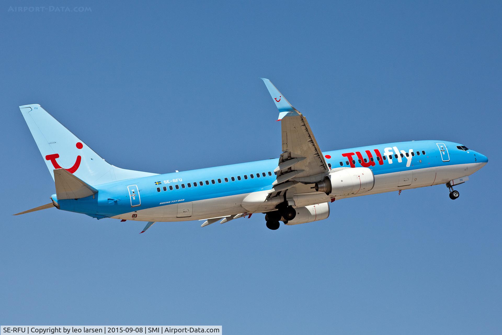 SE-RFU, 2011 Boeing 737-8K5 C/N 37259, Samos Greece 8.9.15