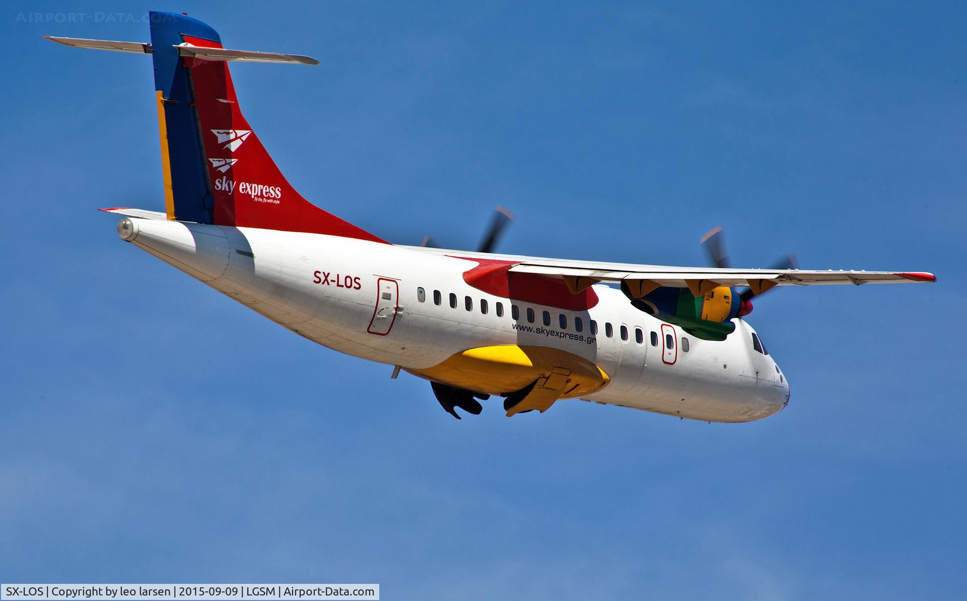 SX-LOS, 1988 ATR 42-300 C/N 107, Samos Greece 9.9.15