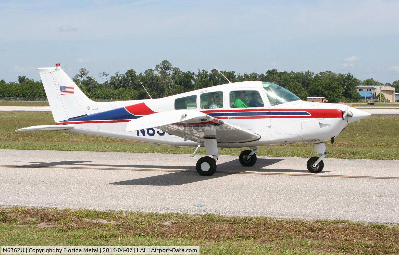 N6362U, 1982 Beech C23 Sundowner 180 C/N M-2373, Beech C23