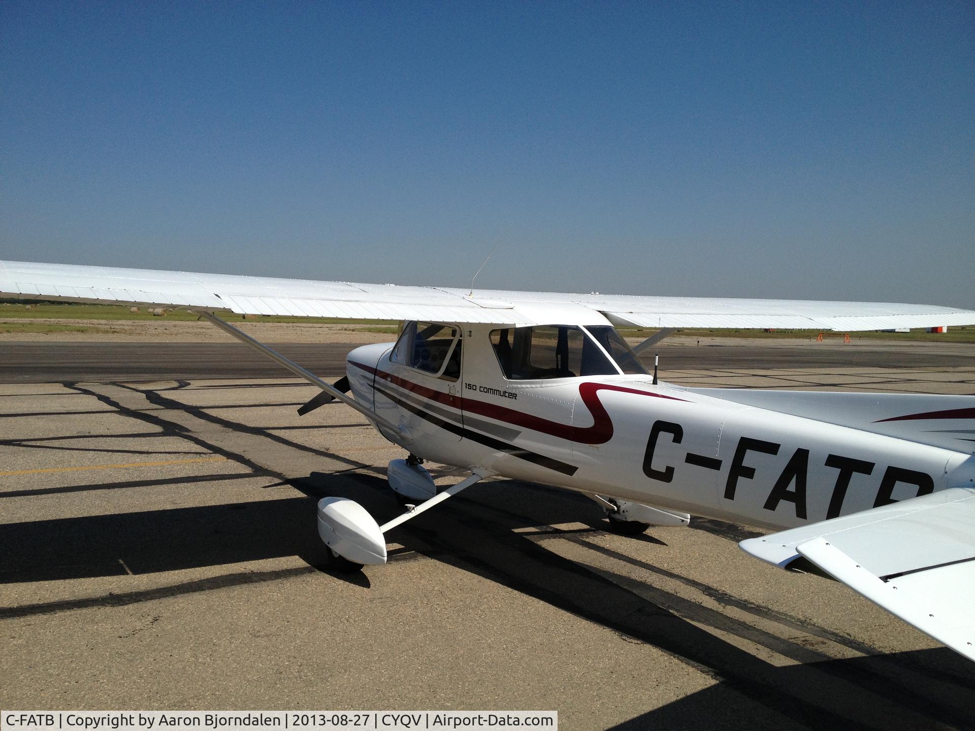 C-FATB, 1970 Cessna 150L C/N 15072352, C-FATB on the Apron CYQV