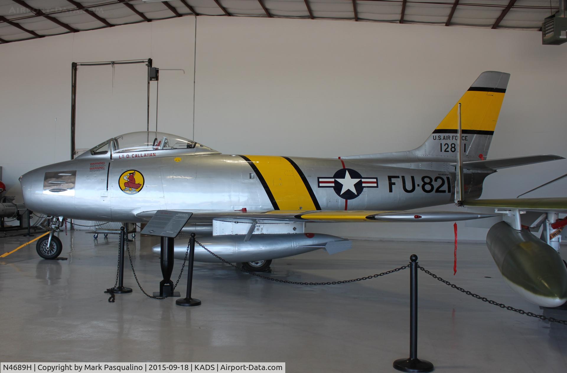 N4689H, 1954 Canadair CL-13 Sabre 5 C/N 1083, Canadair CL-13 Sabre 5