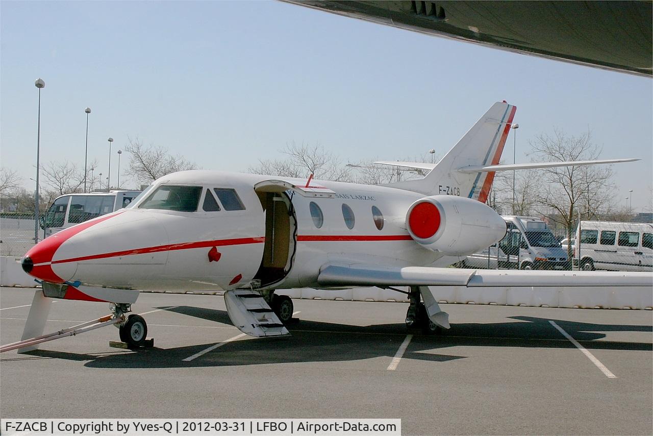 F-ZACB, Dassault Falcon 10 C/N 02, Dassault Falcon 10, Preserved at Les Ailes Anciennes Muesum, Toulouse-Blagnac (LFBO)