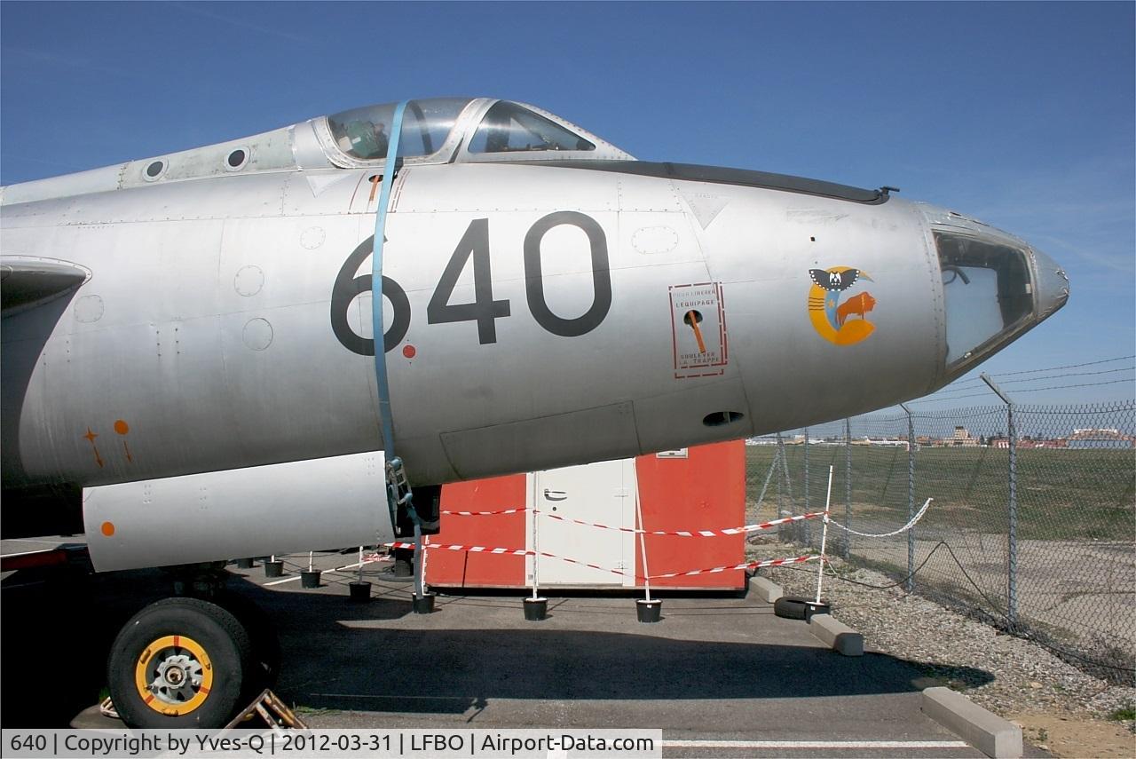 640, Sud Aviation SO.4050B Vautour IIB C/N 119, Sud Aviation SO.4050B Vautour IIB, Preserved at Les Ailes Anciennes Museum, Toulouse-Blagnac