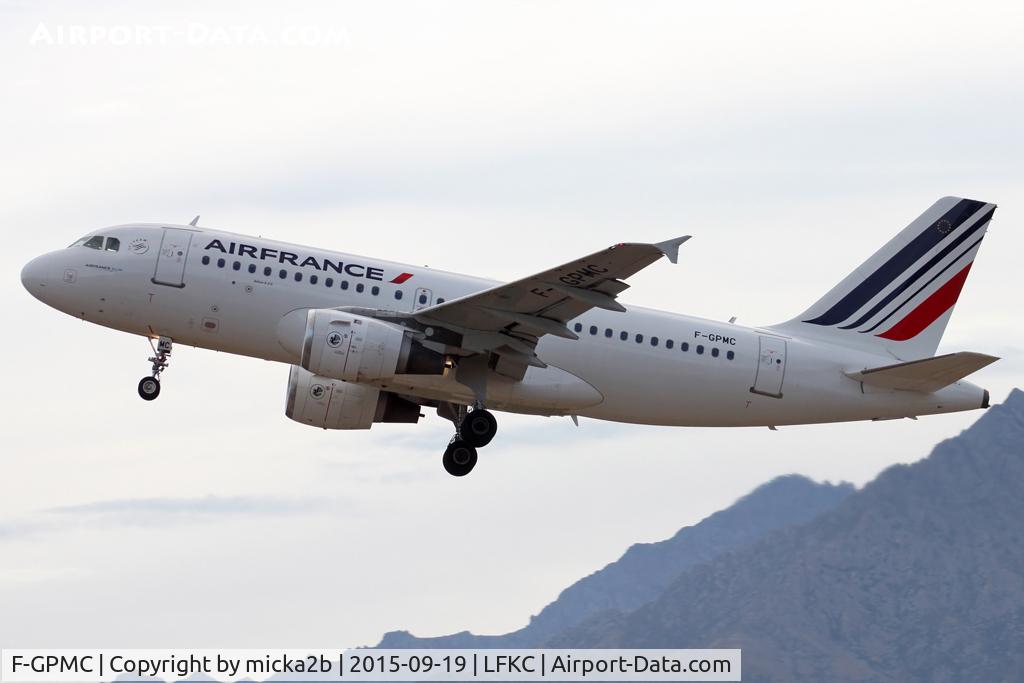F-GPMC, 1996 Airbus A319-113 C/N 608, Take off