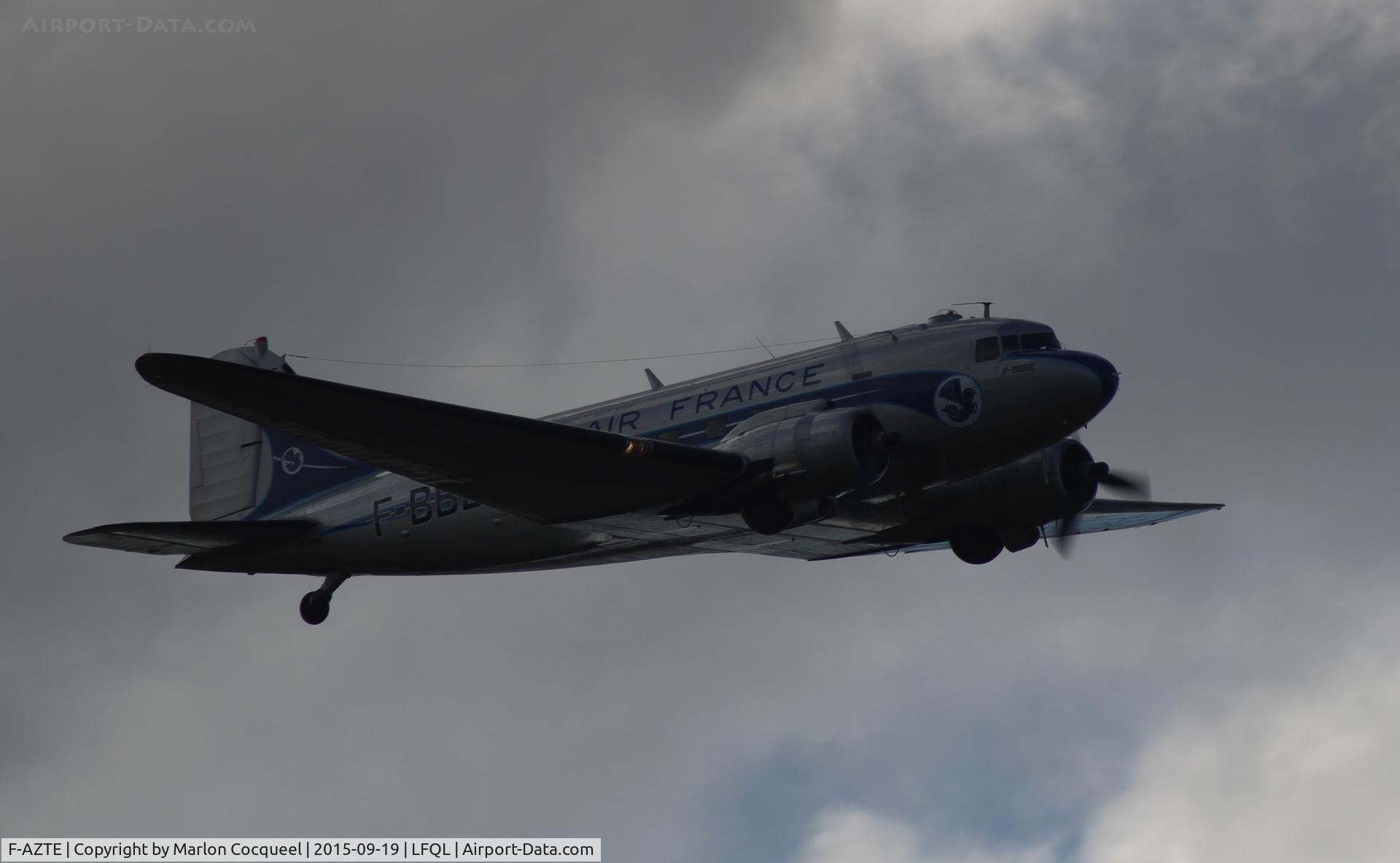 F-AZTE, 1943 Douglas C-47A-1-DL  Skytrain C/N 9172, Low pass
Lens Sunet Airshow