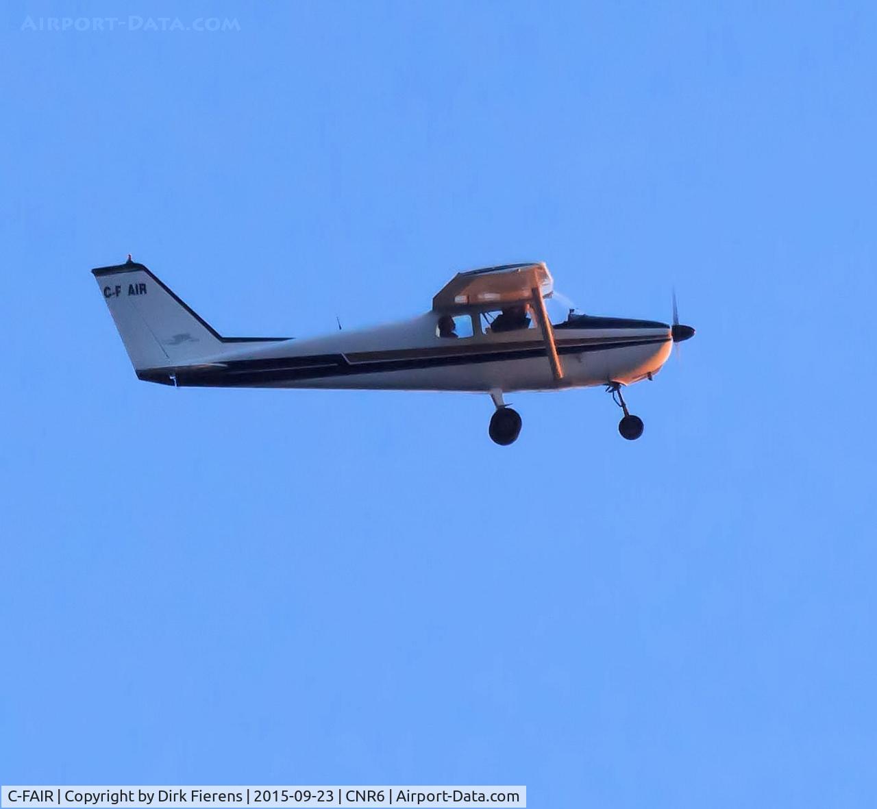 C-FAIR, 1960 Cessna 172A C/N 47280, Flying over Carleton Place in the evening.