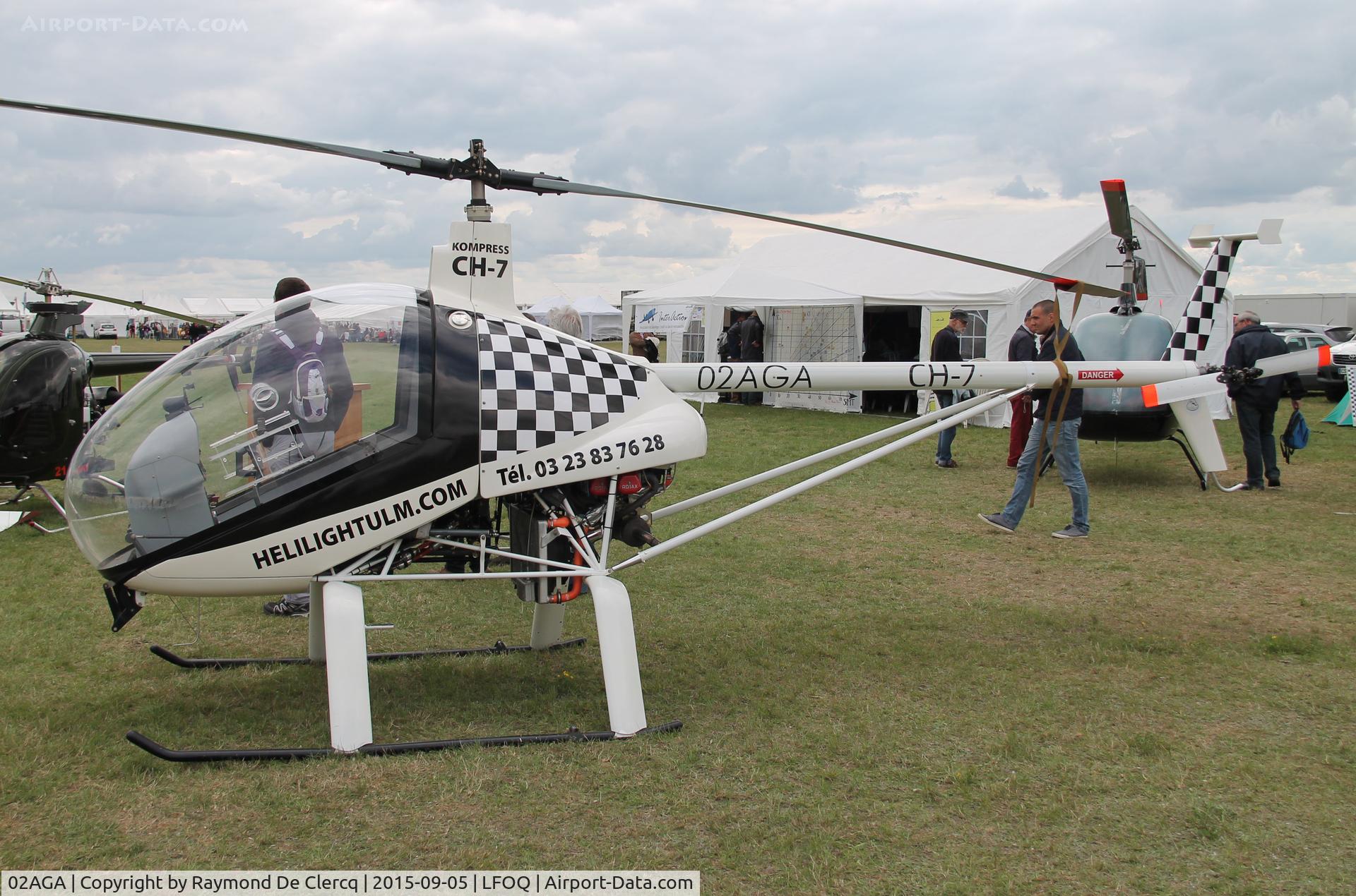 02AGA, Helisport CH7 Kompress C/N not found 02AGA, ULM salon Blois.