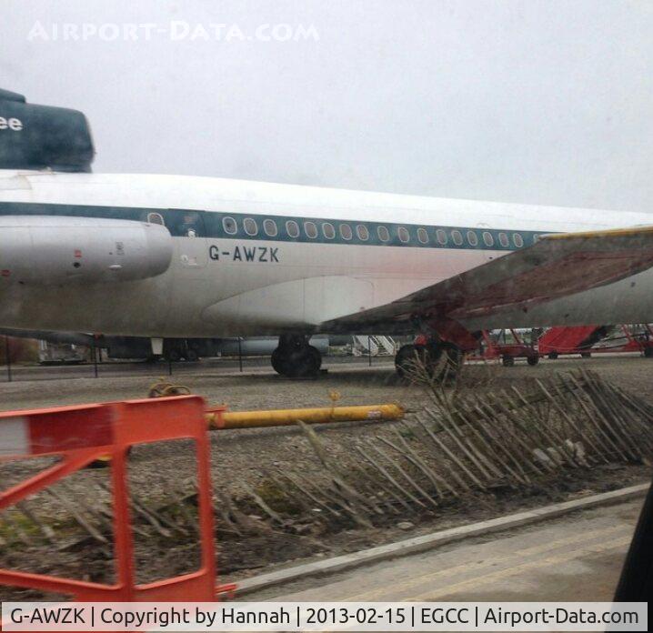 G-AWZK, 1971 Hawker Siddeley HS-121 Trident 3B-101 C/N 2312, At Manchester Airport