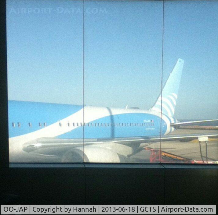 OO-JAP, 2001 Boeing 767-38E/ER C/N 30840, After landing