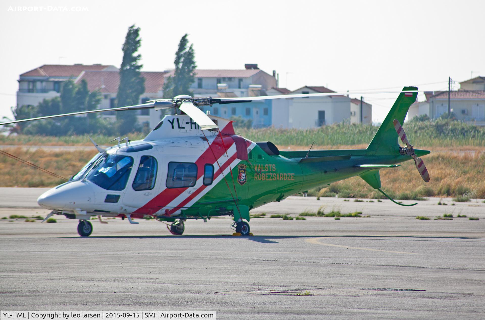 YL-HML, Agusta A-109E Power C/N 11704, Samos Greece 15.9.15