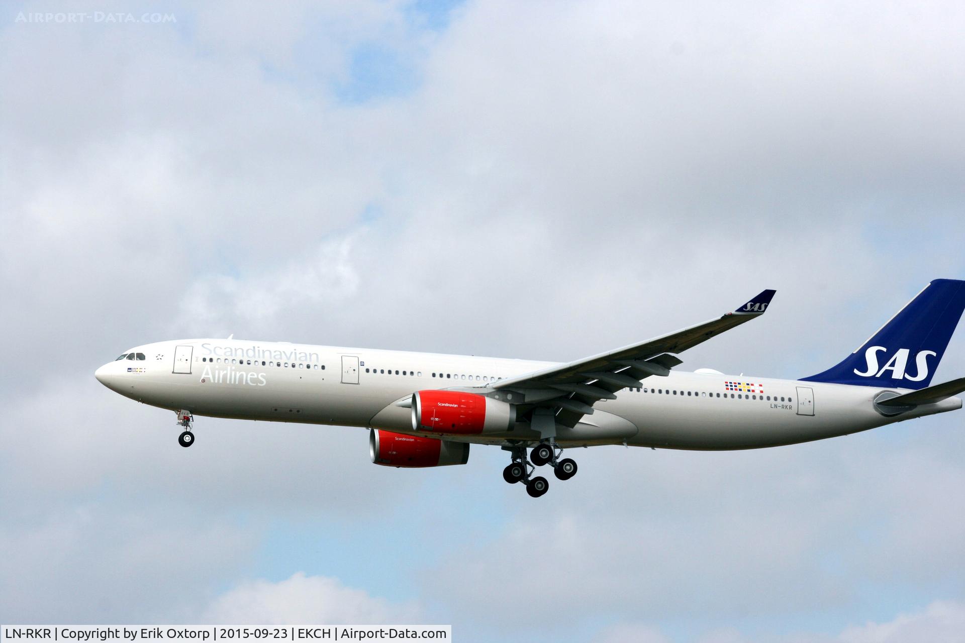 LN-RKR, 2015 Airbus A330-343E C/N 1660, LN-RKR arriving as SK944 from ORD on rw 22L