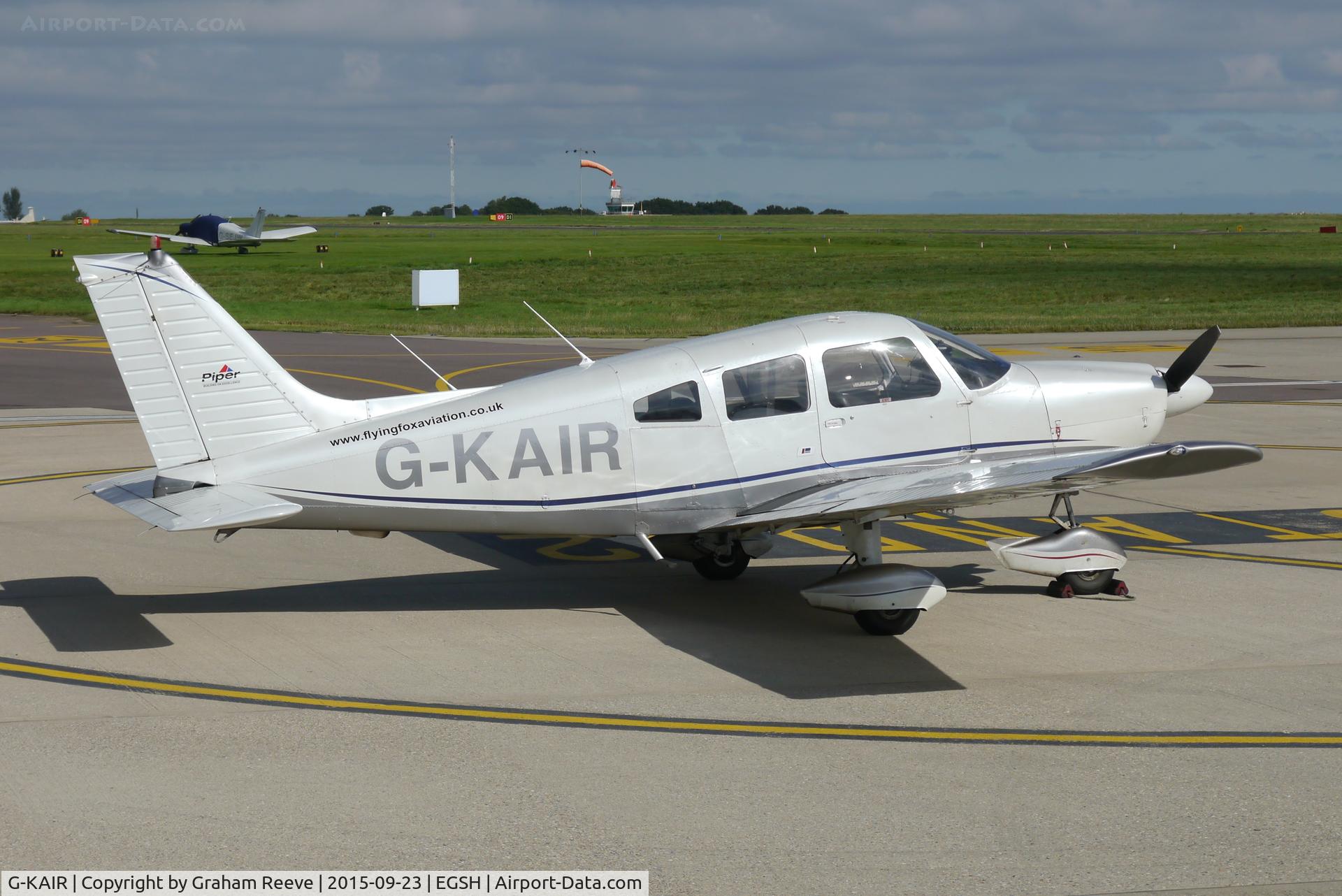 G-KAIR, 1978 Piper PA-28-181 Cherokee Archer II C/N 28-7990176, Parked at Norwich.