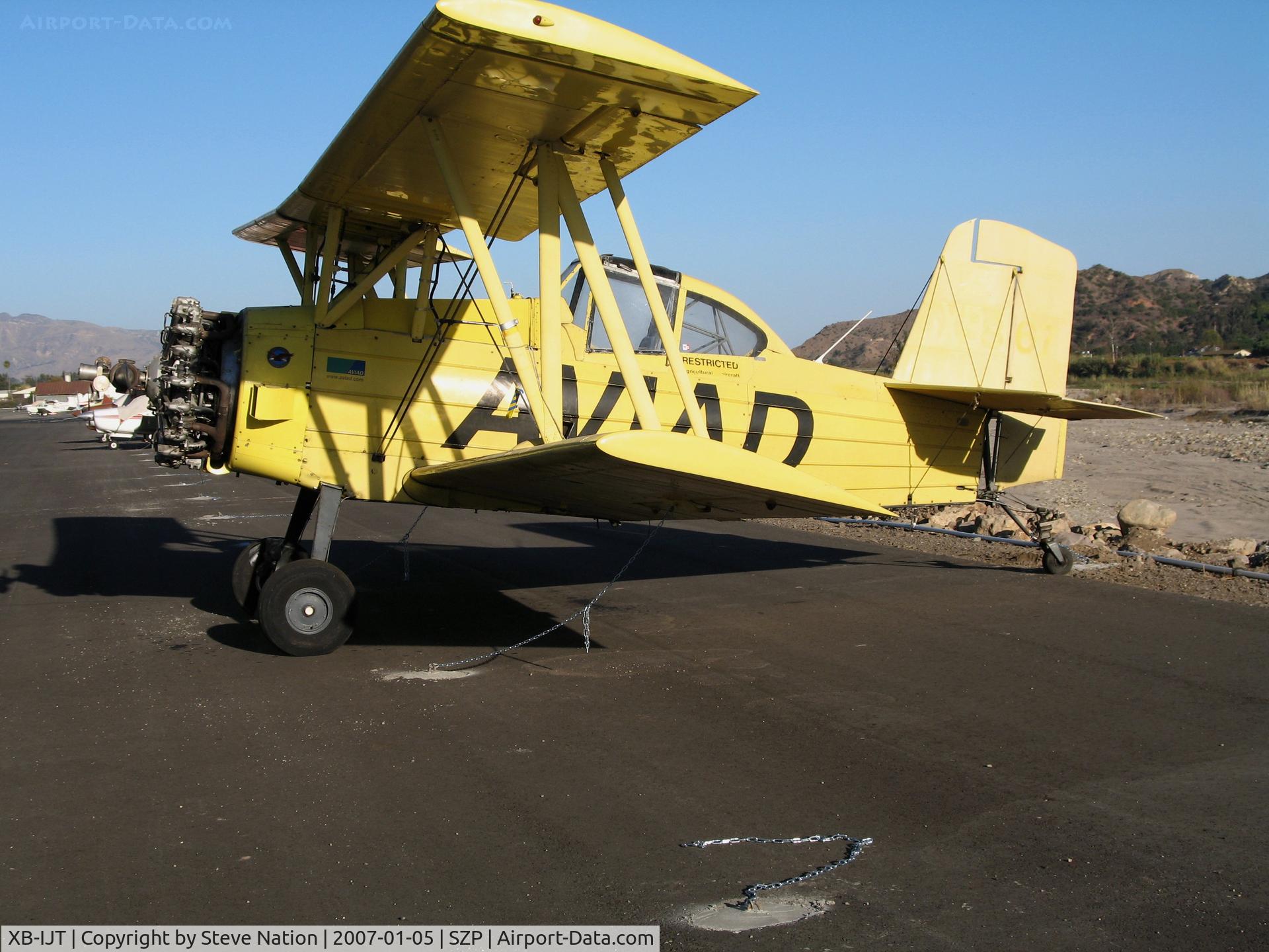 XB-IJT, 1972 Schweizer G-164A Ag-Cat C/N 999, AVIAD Grumman G-164A @ Santa Paula Airport, CA (became N7867 - used for aerial advertising and banner towing)