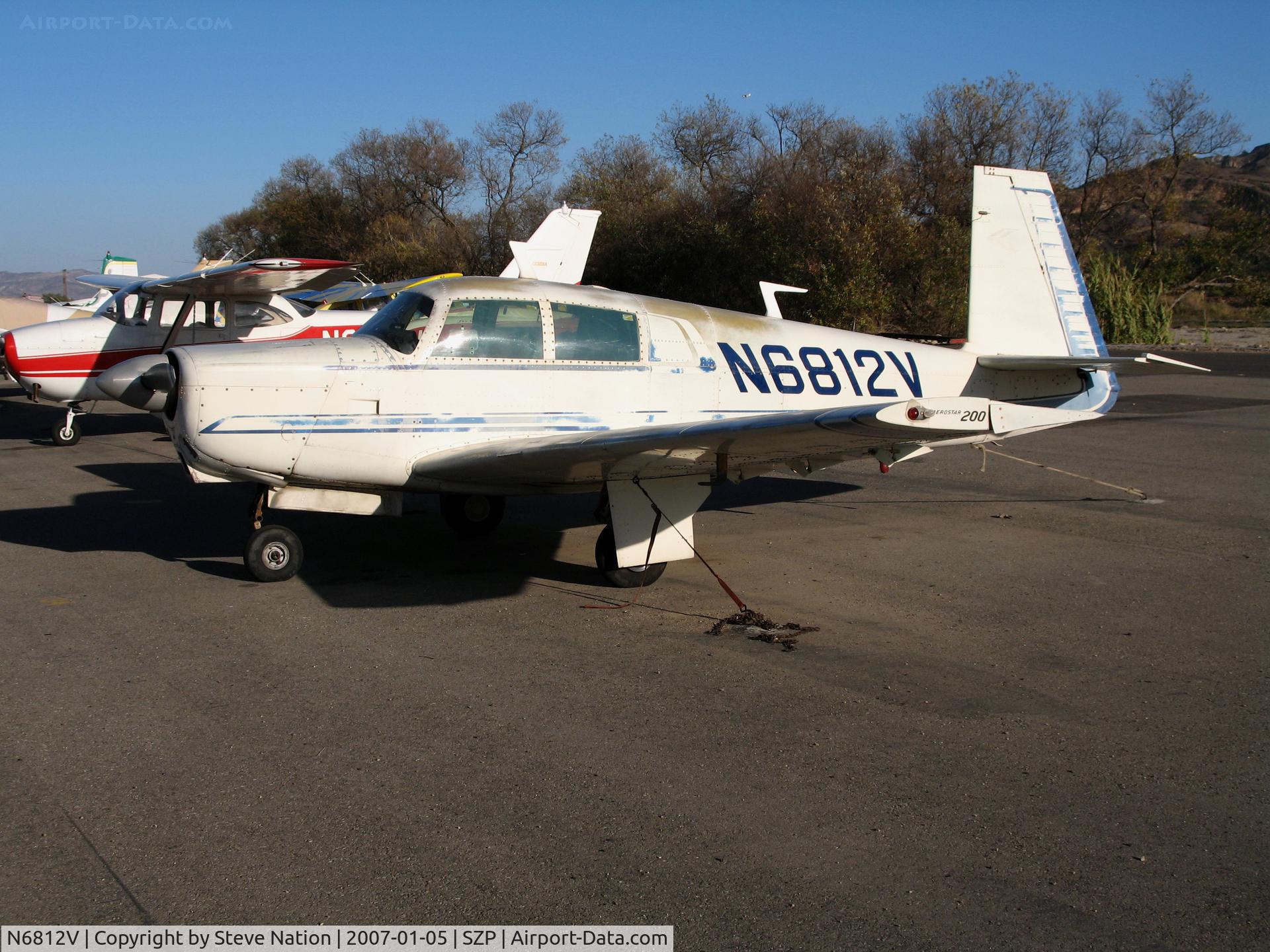 N6812V, 1970 Mooney M20C Ranger C/N 700091, 1970 Mooney M20C @ Santa Paula Airport, CA