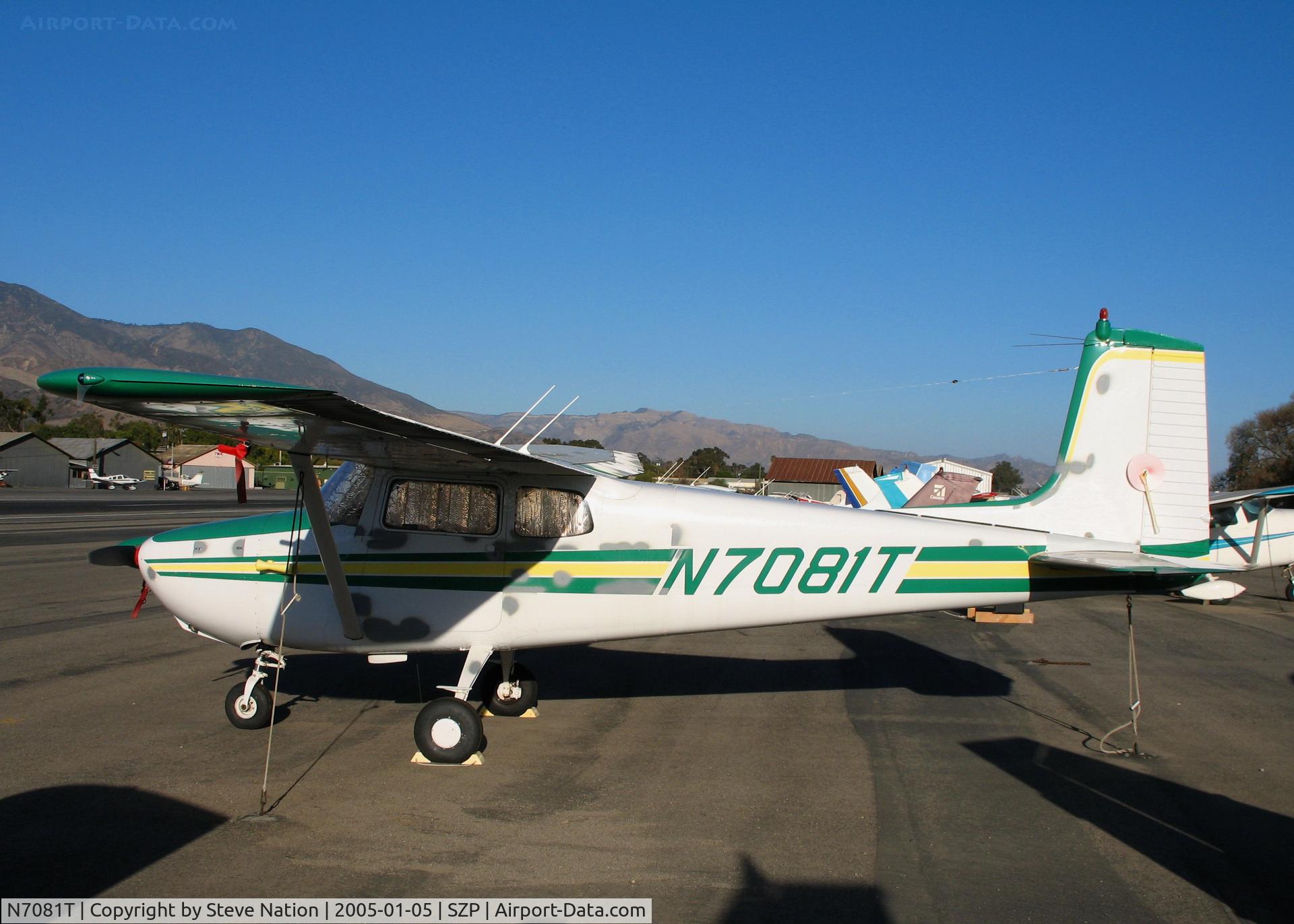 N7081T, 1959 Cessna 172 C/N 46681, 1959 Cessna 172 @ Santa Paula Airport, CA