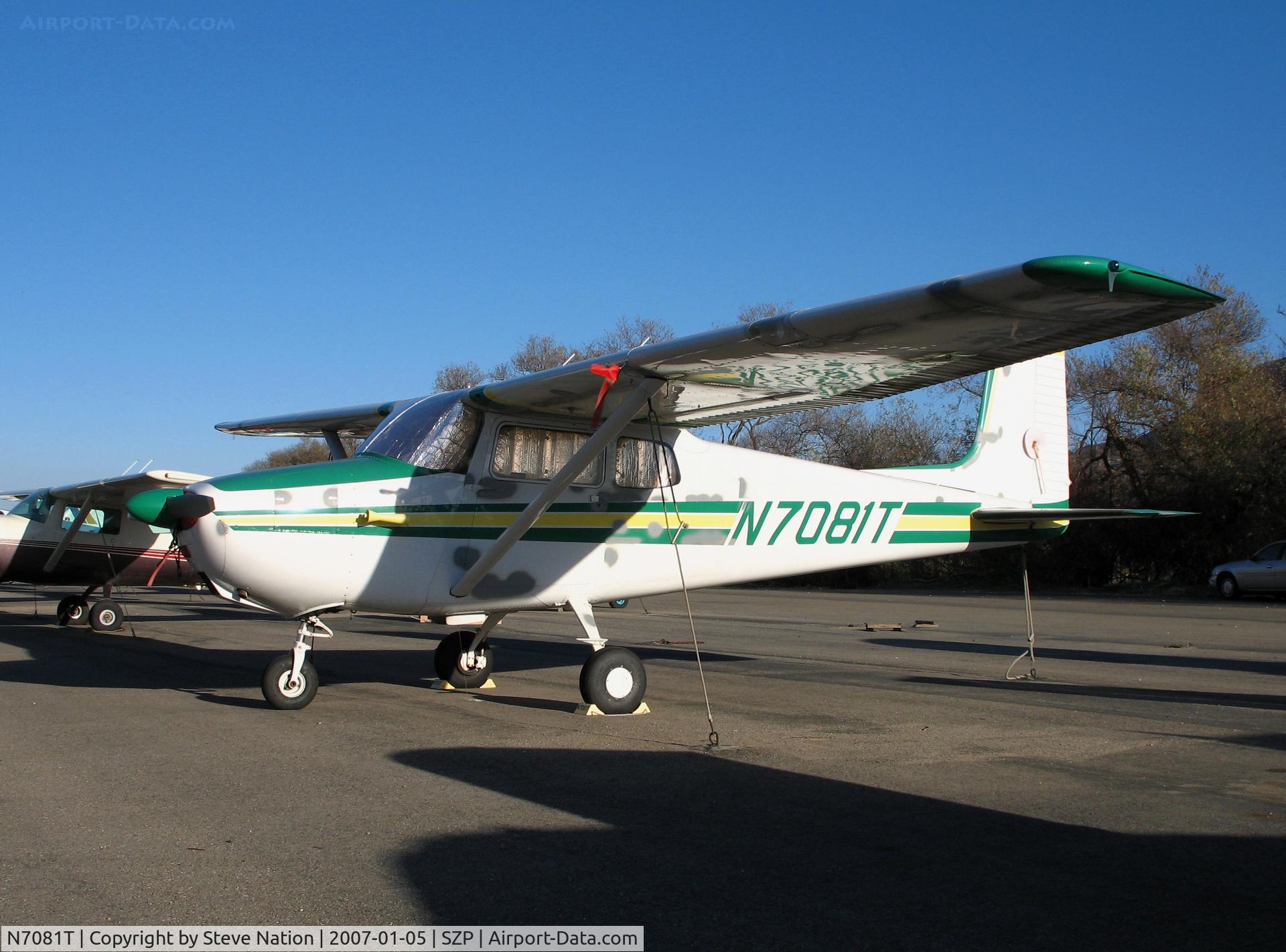 N7081T, 1959 Cessna 172 C/N 46681, 1959 Cessna 172 @ Santa Paula Airport, CA