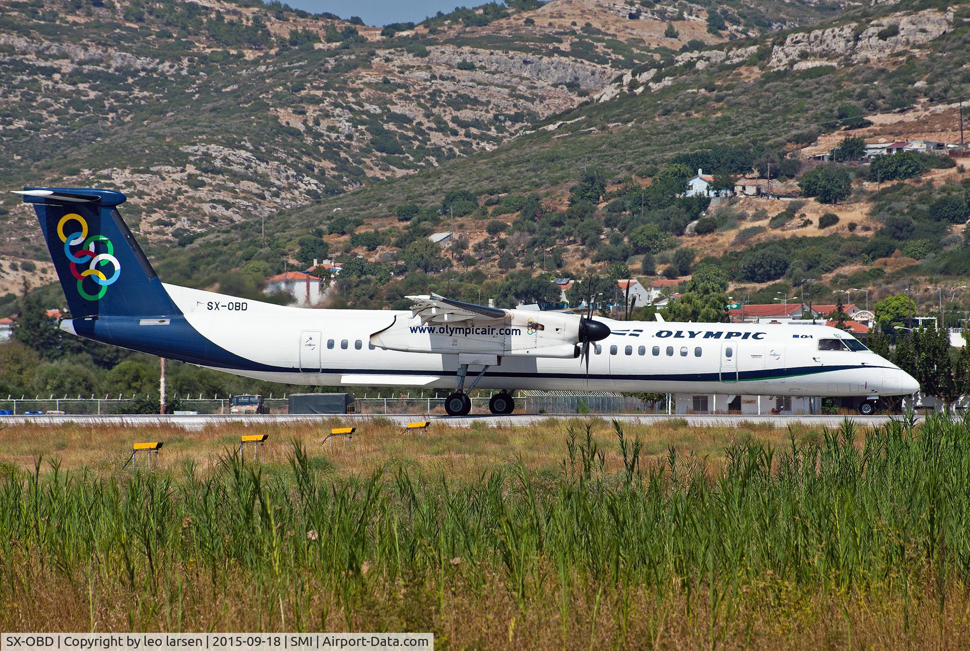 SX-OBD, 2010 De Havilland Canada DHC-8-402Q Dash 8 C/N 4311, Samos Greece 18.9.15