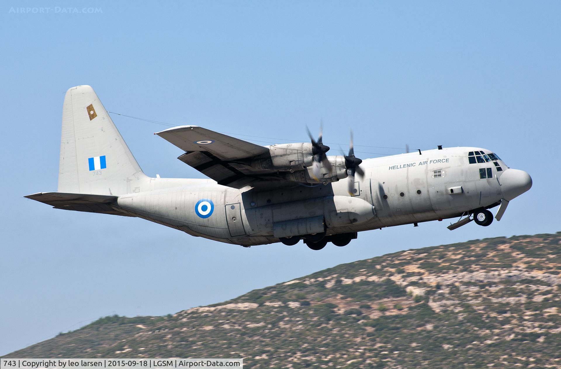 743, Lockheed C-130H Hercules C/N 382-4665, Samos Greece 18.9.15