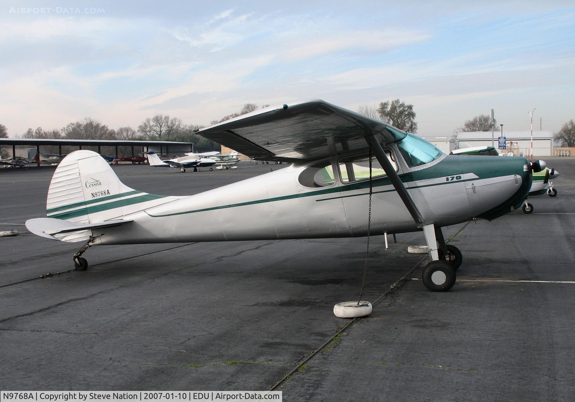 N9768A, 1950 Cessna 170A C/N 19409, 1950 Cessna 170A @ University Airport, Davis, CA (now Kentucky based)
