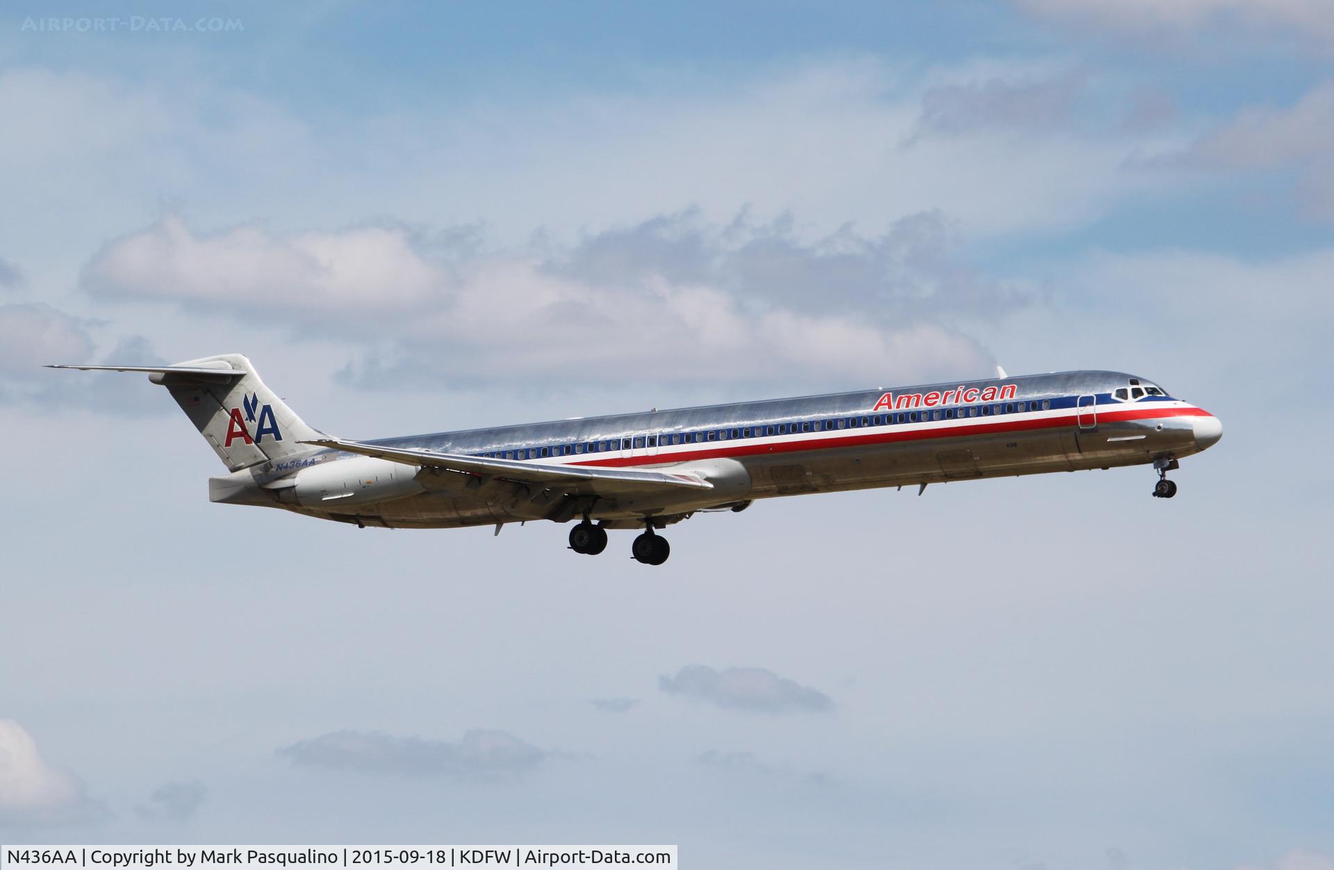 N436AA, 1987 McDonnell Douglas MD-83 (DC-9-83) C/N 49454, MD-83