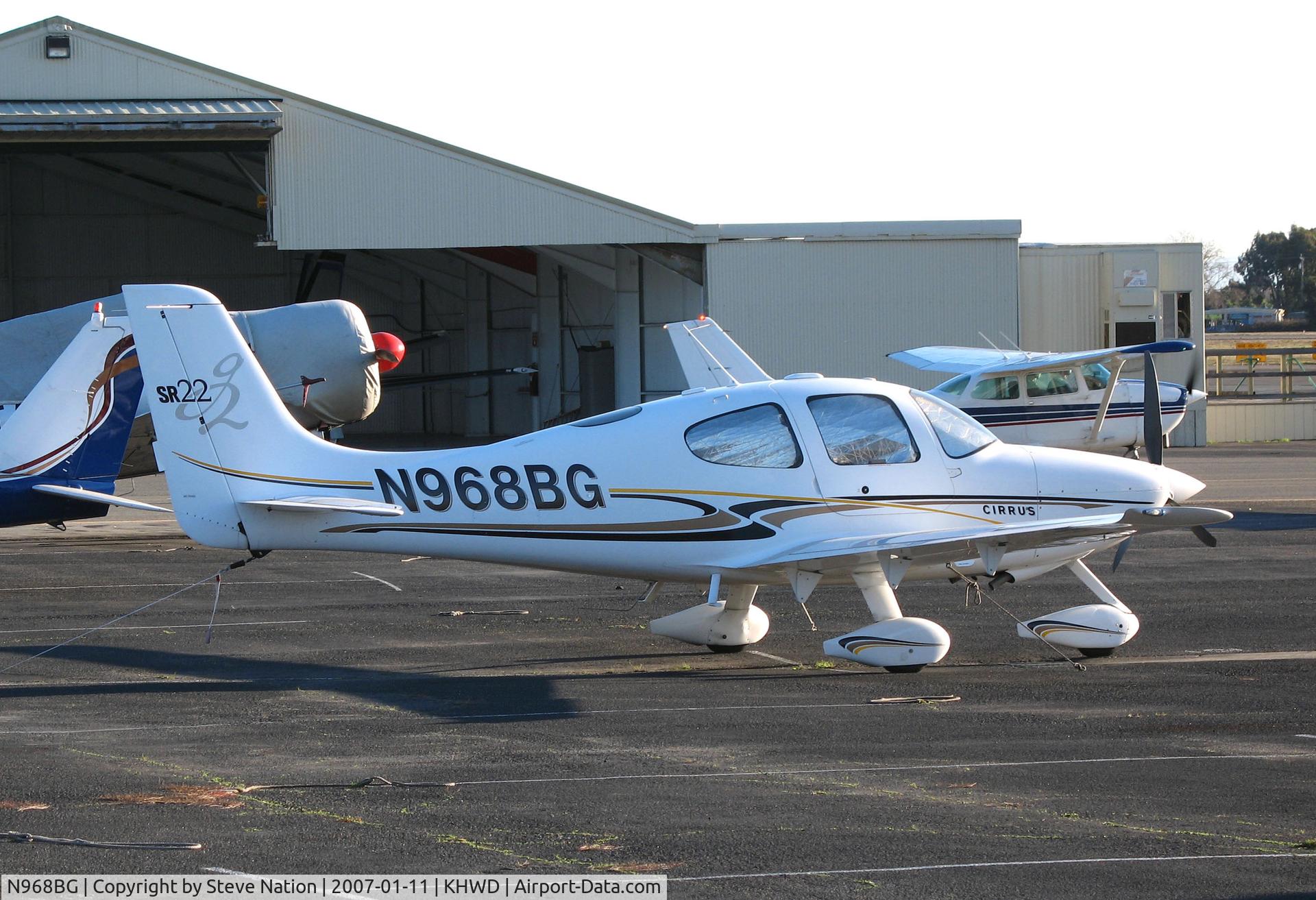 N968BG, 2004 Cirrus SR22 G2 C/N 0968, 2004 Cirrus SR22 @ Hayward Executive Airport, CA