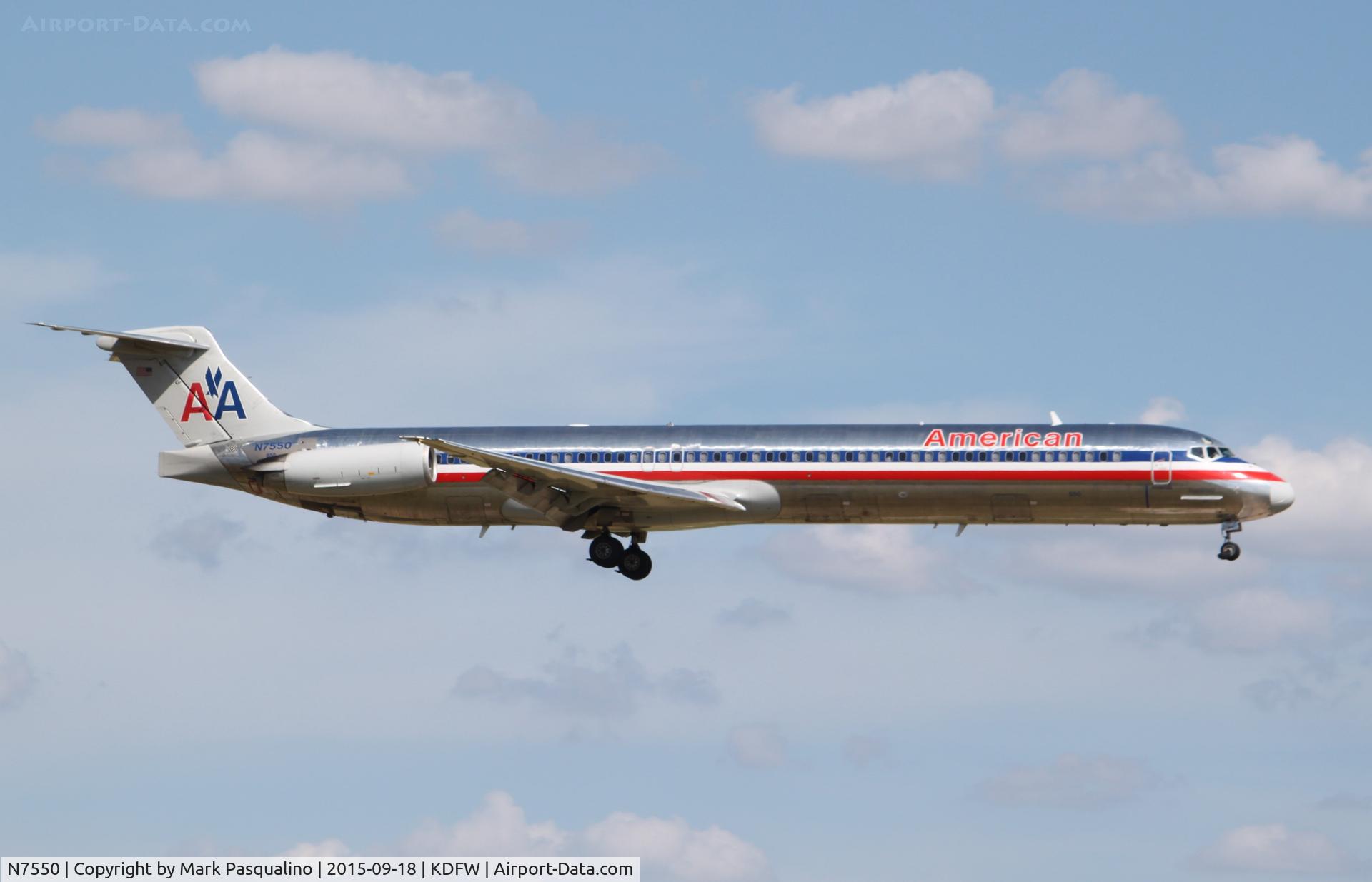 N7550, 1991 McDonnell Douglas MD-82 (DC-9-82) C/N 53032, MD-82